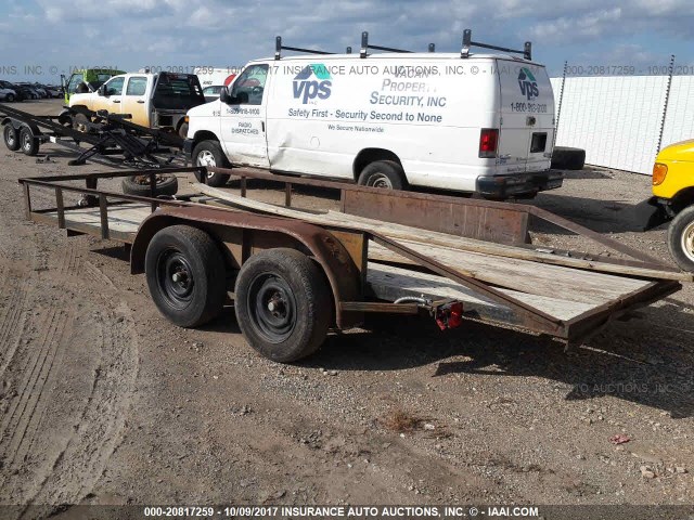 00000000000000001 - 1994 FLATBED TRAILER  BROWN photo 3