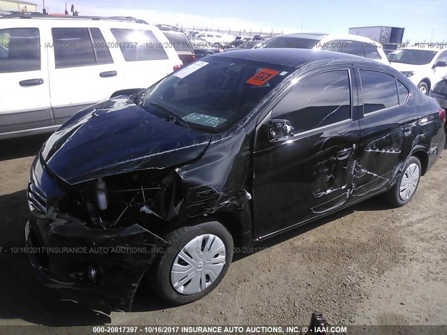 ML32F3FJ3HHF12833 - 2017 MITSUBISHI MIRAGE G4 ES Qara foto 2