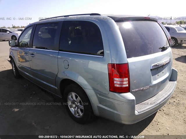2A8HR54P58R678878 - 2008 CHRYSLER TOWN & COUNTRY TOURING BLUE photo 3