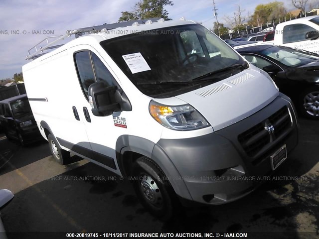 3C6TRVAG5GE105444 - 2016 RAM PROMASTER 1500 1500 STANDARD WHITE photo 1