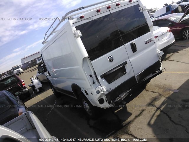 3C6TRVAG5GE105444 - 2016 RAM PROMASTER 1500 1500 STANDARD WHITE photo 3