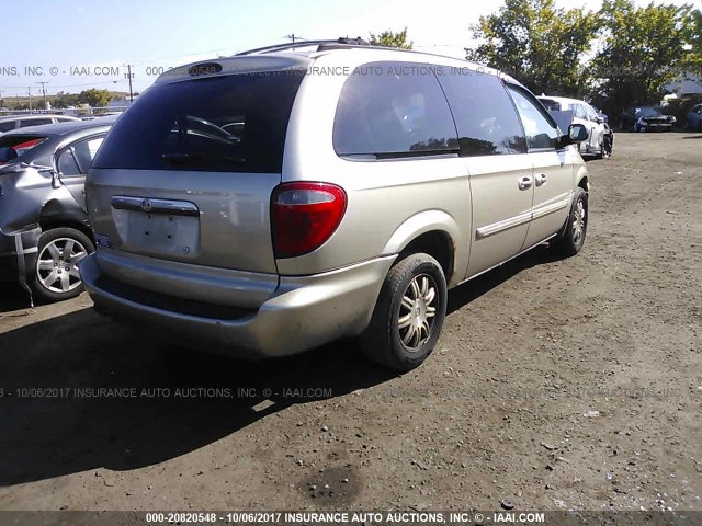 2C4GP54L65R233163 - 2005 CHRYSLER TOWN & COUNTRY TOURING BEIGE photo 4