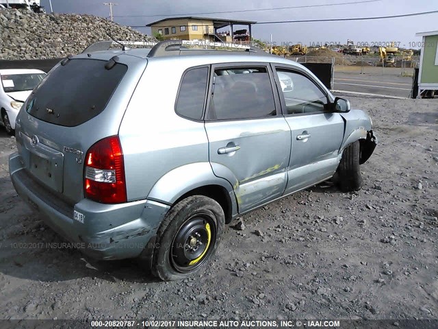 KM8JN12D96U429520 - 2006 HYUNDAI TUCSON GLS/LIMITED 蓝色 照片 4