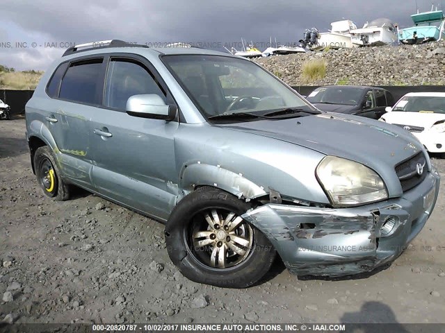 KM8JN12D96U429520 - 2006 HYUNDAI TUCSON GLS/LIMITED BLUE photo 6