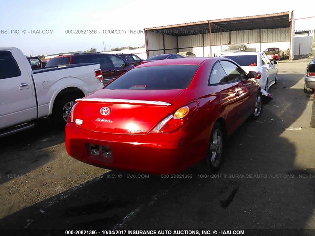 4T1CA38P24U022105 - 2004 TOYOTA CAMRY SOLARA SE/SLE Qırmızı foto 4