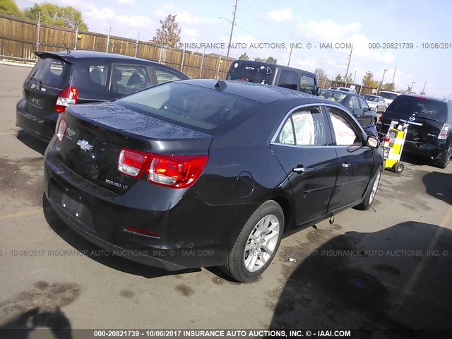 1G11C5SL7EF126434 - 2014 CHEVROLET MALIBU 1LT BLACK photo 4