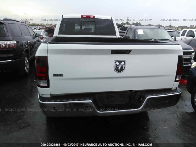 3C6TR4JT1DG580564 - 2013 RAM 2500 SLT WHITE photo 6