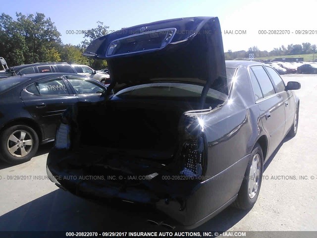 1G6KE54Y82U157555 - 2002 CADILLAC DEVILLE DHS BLACK photo 4