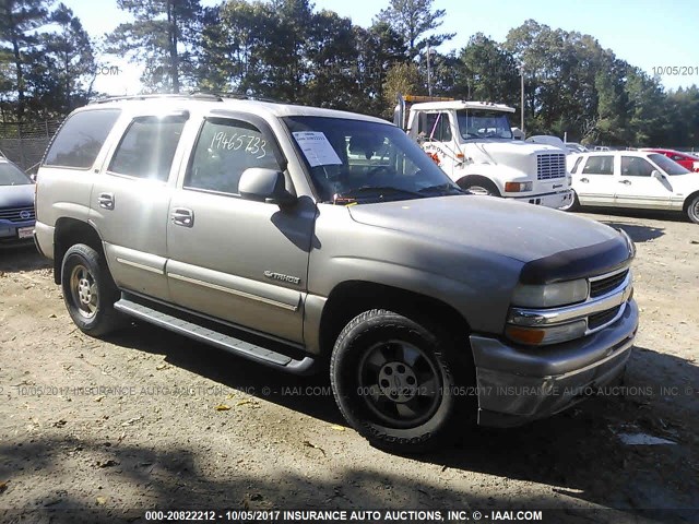 1GNEK13T0YJ151378 - 2000 CHEVROLET TAHOE K1500 SILVER photo 1