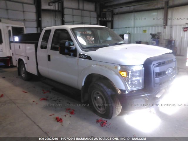 1FD8X3A60BEC94696 - 2011 FORD F350 SUPER DUTY WHITE photo 1