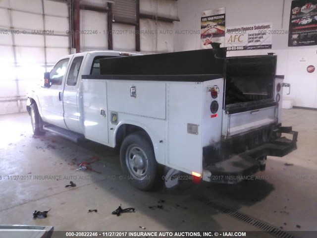 1FD8X3A60BEC94696 - 2011 FORD F350 SUPER DUTY WHITE photo 3