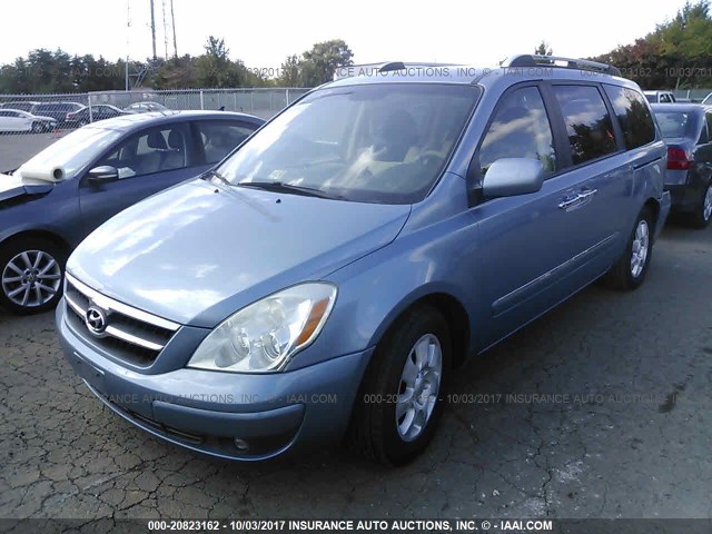 KNDMC233376035259 - 2007 HYUNDAI ENTOURAGE GLS/SE/LIMITED BLUE photo 2