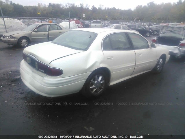 1G4HR54K63U229051 - 2003 BUICK LESABRE LIMITED WHITE photo 4