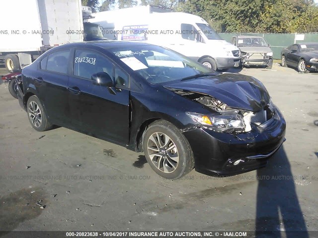 2HGFB2F96DH550778 - 2013 HONDA CIVIC EXL 黑色 照片 1