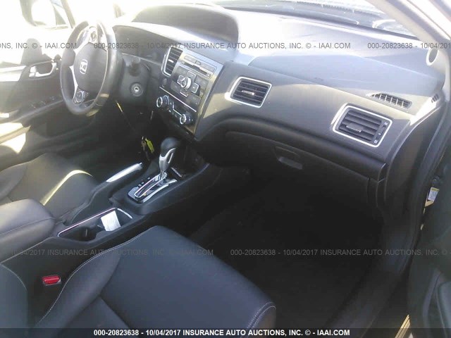 2HGFB2F96DH550778 - 2013 HONDA CIVIC EXL 黑色 照片 5