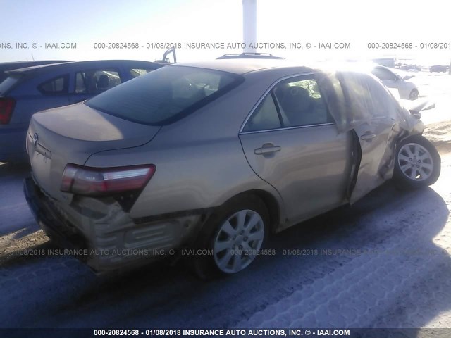 4T4BE46K99R065981 - 2009 TOYOTA CAMRY SE/LE/XLE GOLD photo 4