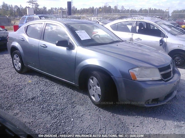 1B3CC4FB5AN182126 - 2010 DODGE AVENGER SXT GRAY photo 1