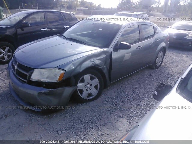 1B3CC4FB5AN182126 - 2010 DODGE AVENGER SXT GRAY photo 2