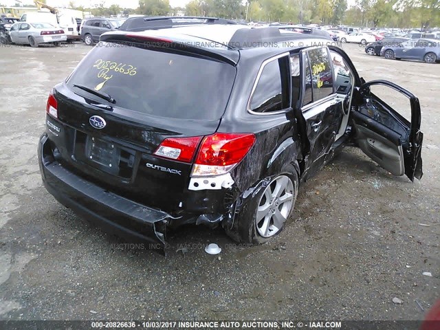 4S4BRCCC7D3294440 - 2013 SUBARU OUTBACK 2.5I PREMIUM BLACK photo 4