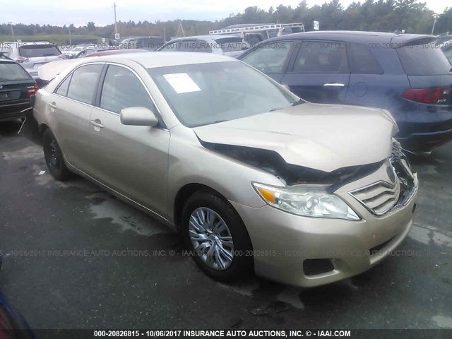 4T4BF3EK3AR017552 - 2010 TOYOTA CAMRY SE/LE/XLE GOLD photo 1