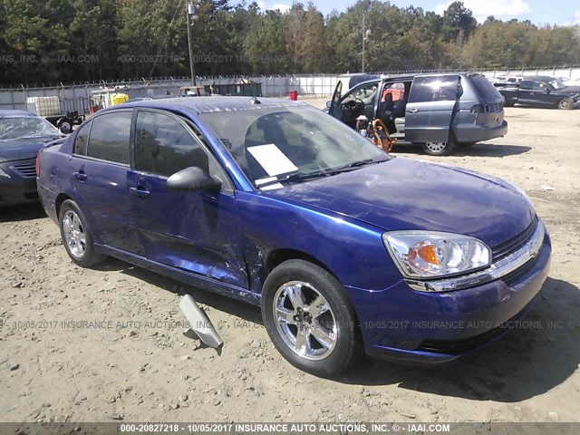 1G1ZT54845F261754 - 2005 CHEVROLET MALIBU LS 蓝色 照片 1