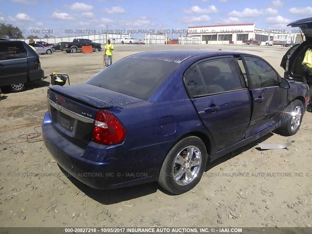 1G1ZT54845F261754 - 2005 CHEVROLET MALIBU LS 蓝色 照片 4