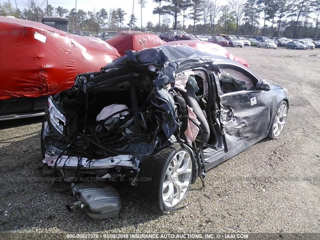 2G4GU5GX3G9186423 - 2016 BUICK REGAL GS GRAY photo 4