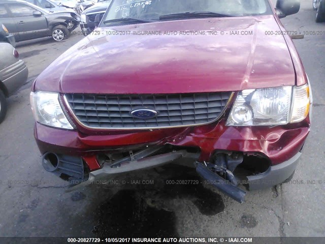 1FMZU73K12ZC88008 - 2002 FORD EXPLORER XLT BURGUNDY photo 6