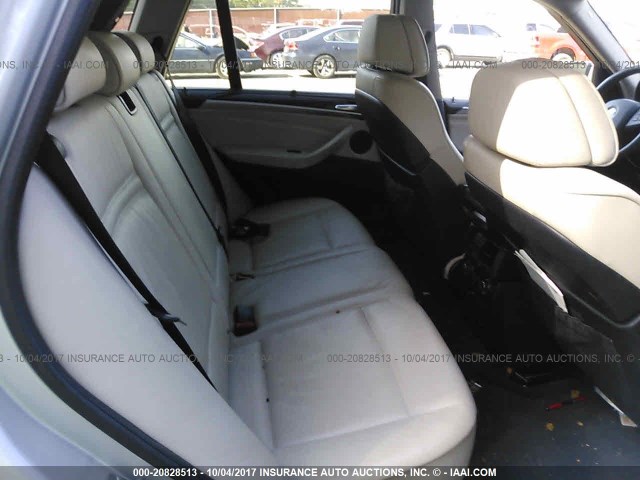 5UXZW0C52CL672074 - 2012 BMW X5 XDRIVE35D SILVER photo 8