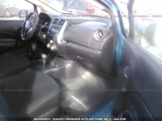 3N1CE2CP3EL423008 - 2014 NISSAN VERSA NOTE S/S PLUS/SV/SL BLUE photo 5