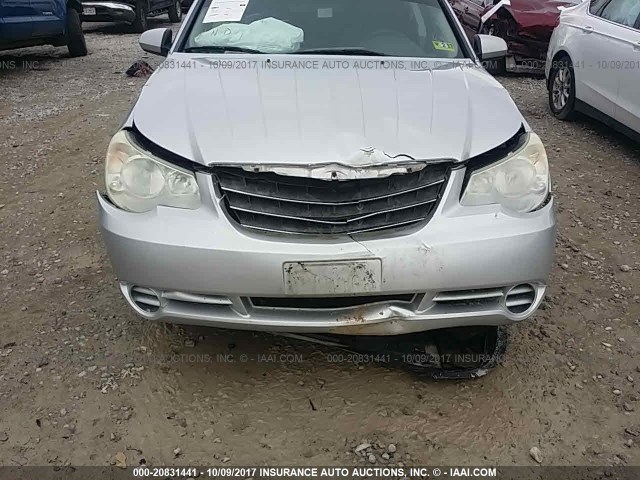 1C3LC56K27N531518 - 2007 CHRYSLER SEBRING TOURING SILVER photo 6