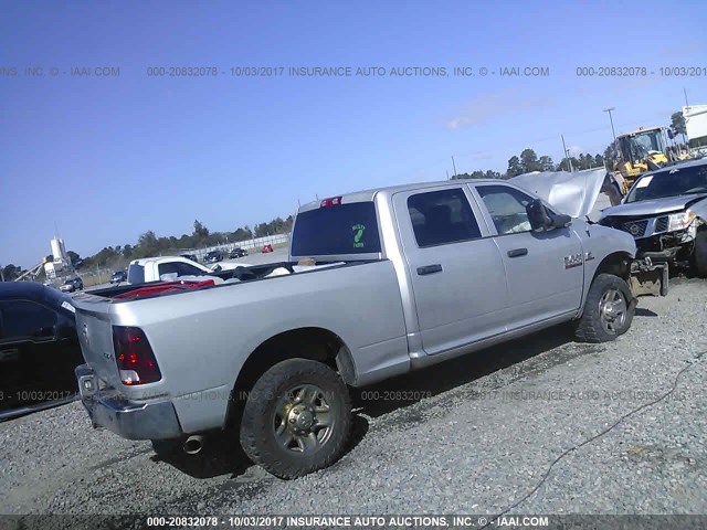 3C6UR5CL6EG289695 - 2014 RAM 2500 ST SILVER photo 4