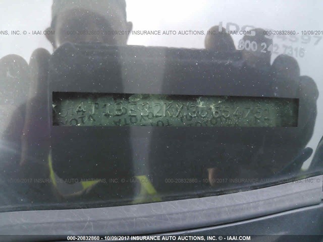 4T1BE32KX3U654751 - 2003 TOYOTA CAMRY LE/XLE/SE მწვანე ფოტო 9