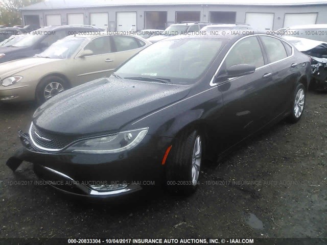 1C3CCCCB8GN147526 - 2016 CHRYSLER 200 C BLACK photo 2