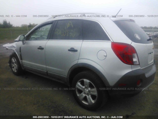 3GNAL2EK4DS640736 - 2013 CHEVROLET CAPTIVA LS SILVER photo 3