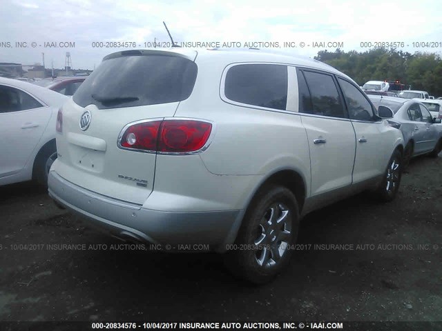 5GAER23D49J185278 - 2009 BUICK ENCLAVE CXL CREAM photo 4