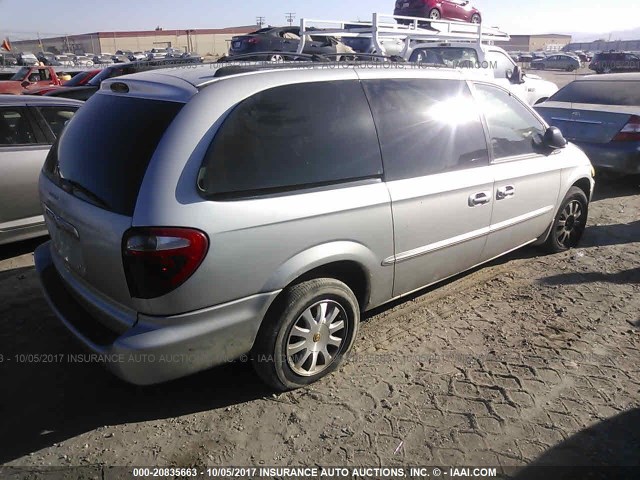 2C8GP74L12R501025 - 2002 CHRYSLER TOWN & COUNTRY EX SILVER photo 4