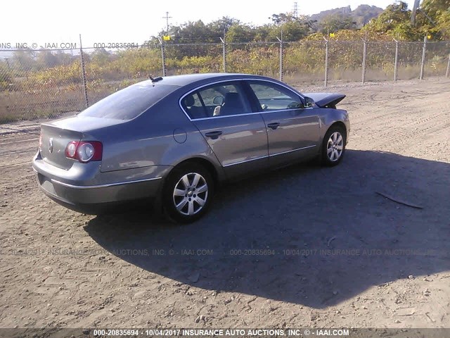 WVWAK73C76P204159 - 2006 VOLKSWAGEN PASSAT 2.0T/2.0T VALUE GRAY photo 4