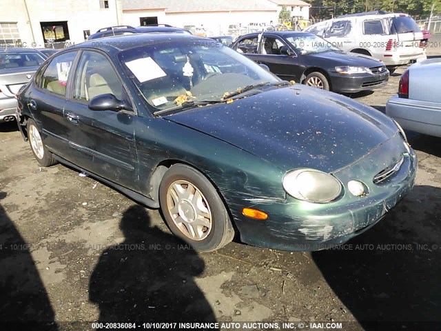 1FAFP52U8XA331440 - 1999 FORD TAURUS LX GREEN photo 1