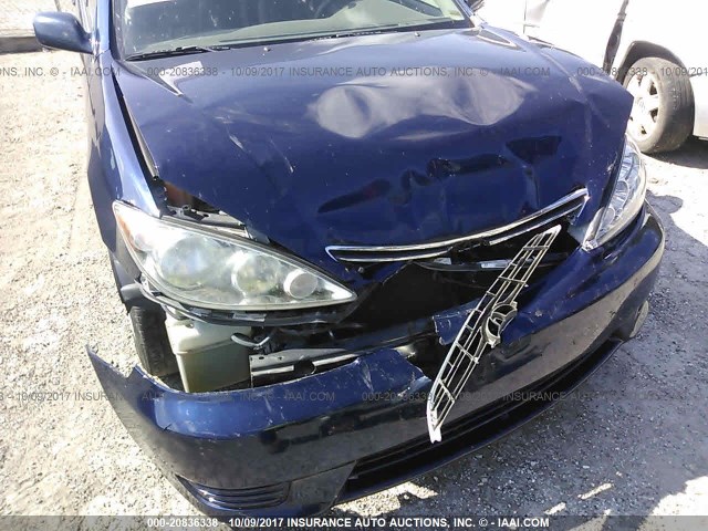 4T1BE32K25U084182 - 2005 TOYOTA CAMRY LE/XLE/SE ლურჯი ფოტო 6