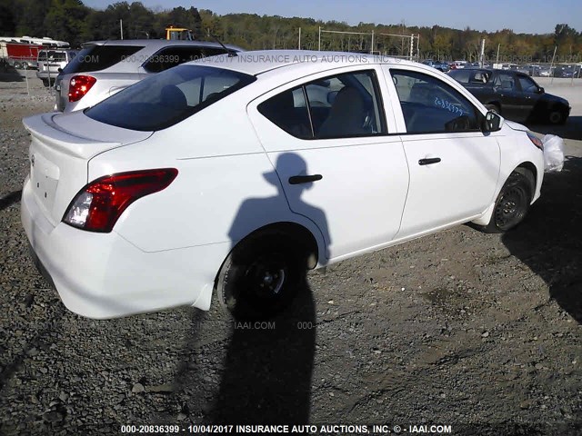 3N1CN7AP7HL870493 - 2017 NISSAN VERSA S/S PLUS/SV/SL WHITE photo 4