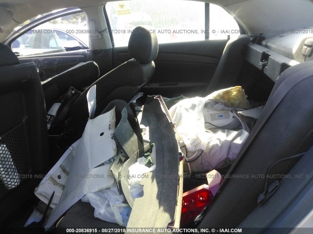 1G1ZH57BX94233516 - 2009 CHEVROLET MALIBU 1LT SILVER photo 8