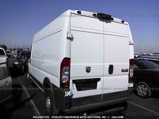 3C6TRVDG4GE112168 - 2016 RAM PROMASTER 2500 2500 HIGH WHITE photo 3