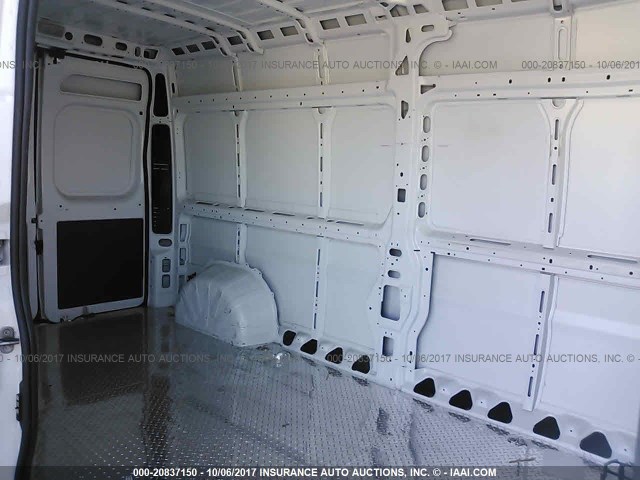 3C6TRVDG4GE112168 - 2016 RAM PROMASTER 2500 2500 HIGH WHITE photo 8