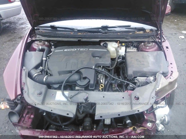 1G1ZE5EB1AF201347 - 2010 CHEVROLET MALIBU LTZ Qırmızı foto 10