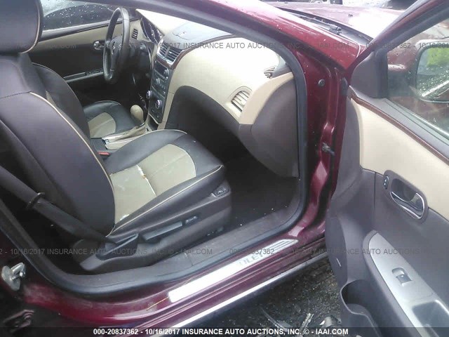 1G1ZE5EB1AF201347 - 2010 CHEVROLET MALIBU LTZ Qırmızı foto 5