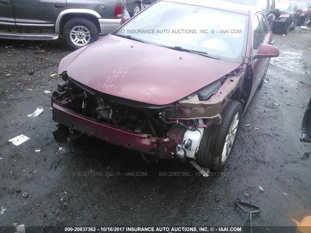 1G1ZE5EB1AF201347 - 2010 CHEVROLET MALIBU LTZ Qırmızı foto 6