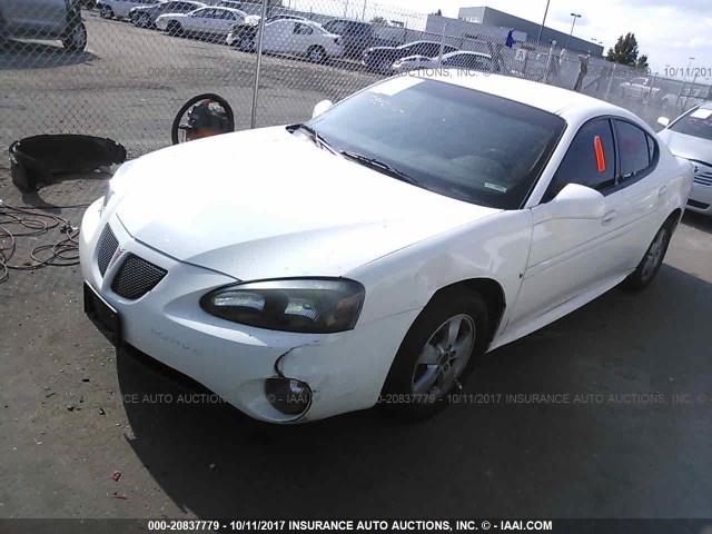 2G2WP552761216376 - 2006 PONTIAC GRAND PRIX WHITE photo 2