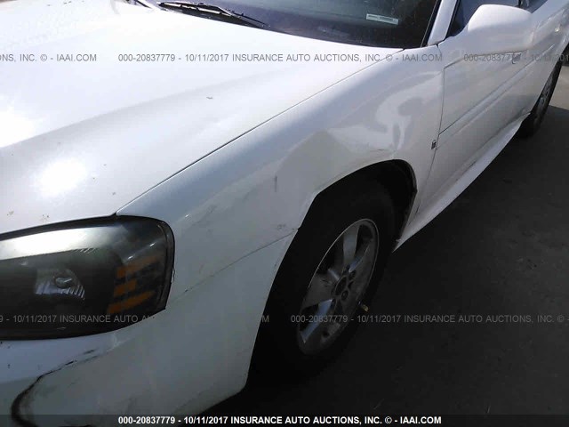 2G2WP552761216376 - 2006 PONTIAC GRAND PRIX WHITE photo 6