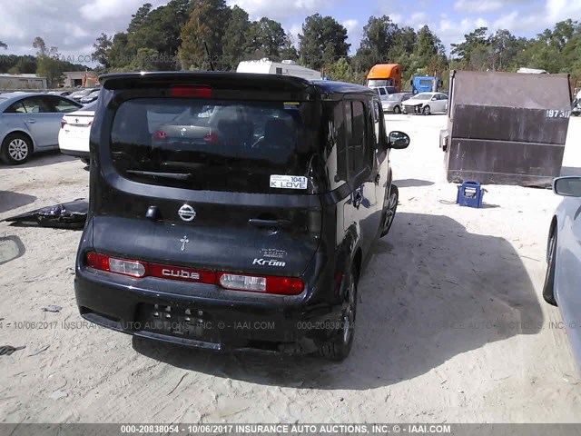 JN8AZ2KR1BT209478 - 2011 NISSAN CUBE S/SL/KROM BLACK photo 4